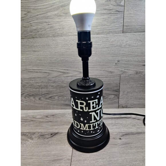 Area 51 No Admittance Table Lamp-No Lamp Shade-Very Unique and Cool! - Picture 4 of 8